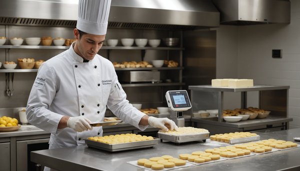 Balance de cuisine professionnelle : l'alliée des chefs pâtissiers